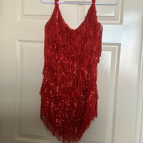 Red Amazing Lace Dresss - Picture 2 of 5
